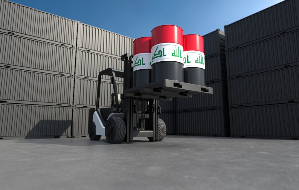 Raffineria petrolifera in Iraq