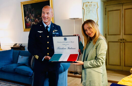 Incontro tra Giorgia Meloni e Luca Parmitano