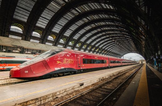 Treno Italo in corsa