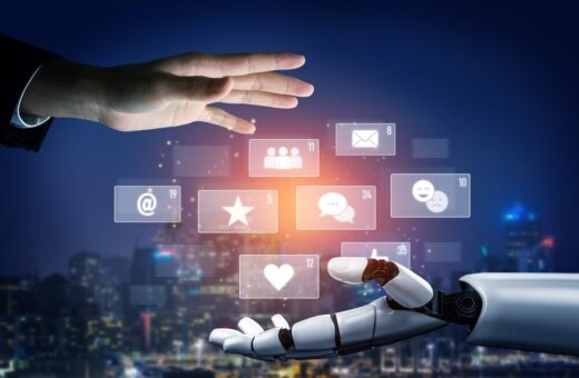 Immagine di analisi delle emozioni con tecnologia AI