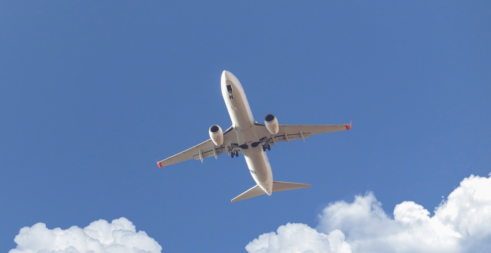 Aereo in atterraggio