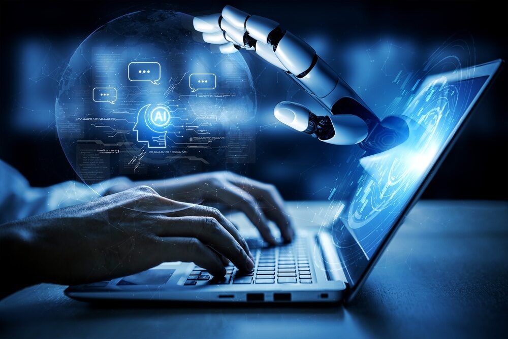 Team di sviluppo software che utilizza intelligenza artificiale