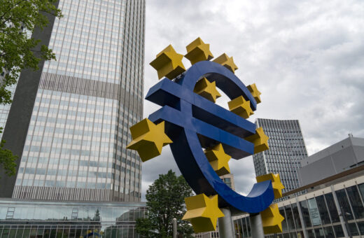 Grafico dei rischi economici nell'Eurozona