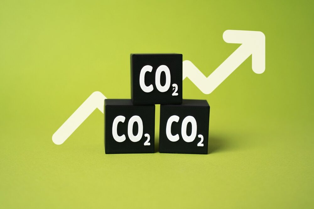 Grafico sul prezzo delle quote di CO2 nel mercato ETS
