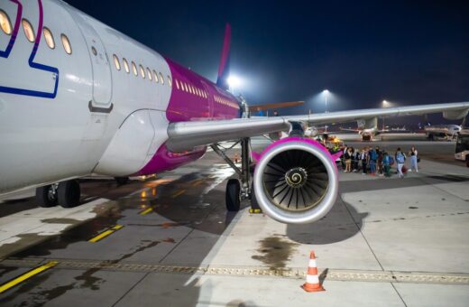 Aerei Wizz Air in attesa
