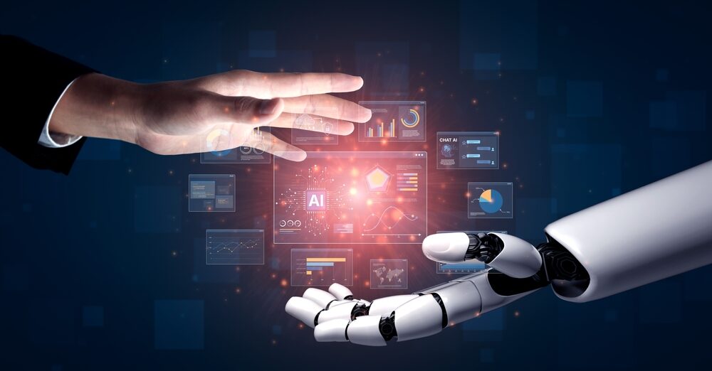 Illustrazione dell'intelligenza artificiale nel lavoro operativo